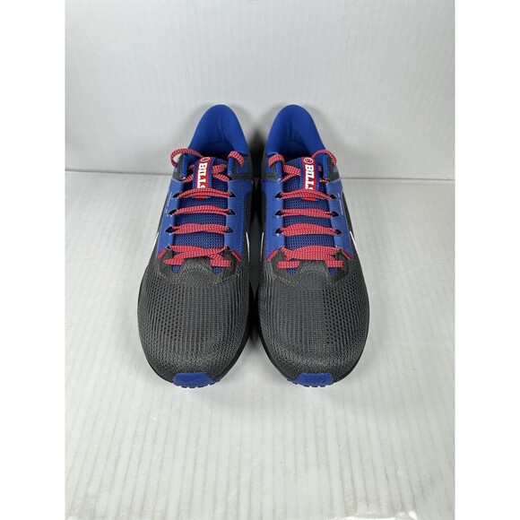 Size 8.5 Nike Zoom Pegasus 40 Buffalo Bills NFL Mens Shoes Black Blue DZ5976-001 - Picture 2 of 8